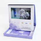 Книга в твердой обложке печатания подарка дела брошюры ЛКД 7 дюймов подарочная коробка пакета видео- изготовленного на заказ видео-