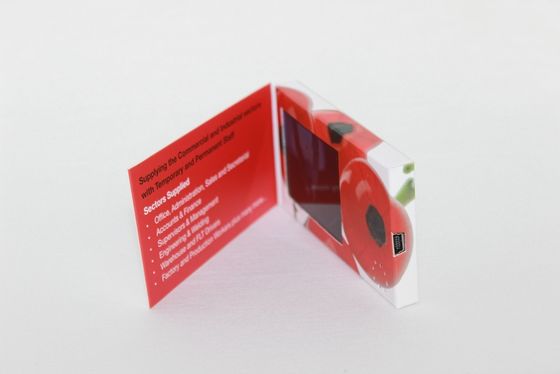 Визитная карточка малой памяти 4g видео- с магнитным переключателем, ВКЛЮЧЕНО-ВЫКЛЮЧЕНО переключателем кнопки