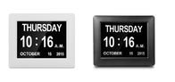 8 дневных часов белый Колор/УЛ сигнала тревоги вечного календаря стола СИД цифров карты брошюры дюйма переходник видео- электронных/дополнительно л