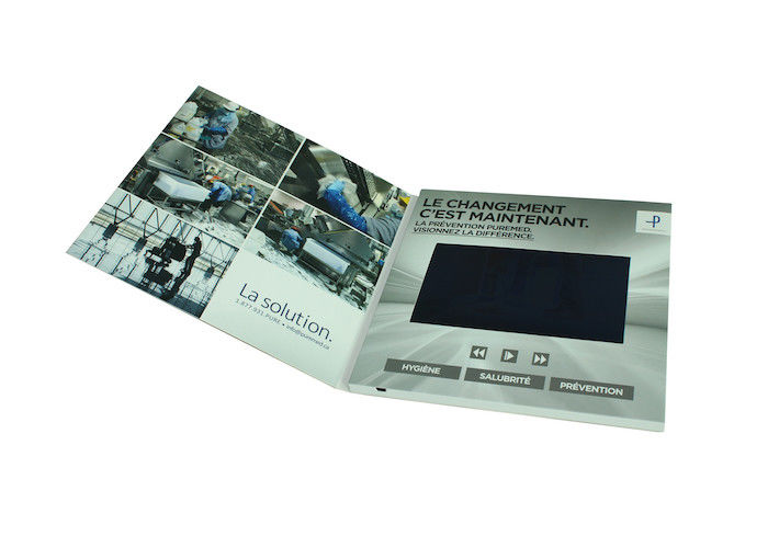 брошюра LCD высокого разрешения видео-, 2,4&quot;/4,3&quot;/5&quot;/7&quot; видео- визитные карточки
