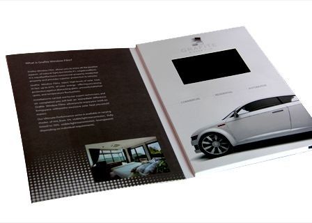 Карточка брошюры изготовленного на заказ подарка дела автомобиля выдвиженческого видео- с Wifi