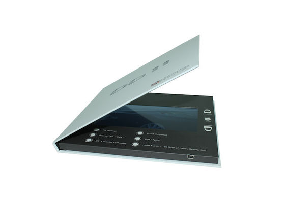 VIF Free Sample Customized printing 7 inch lcd HD screen video brochure bult in 2GB memory for invitation,advertising