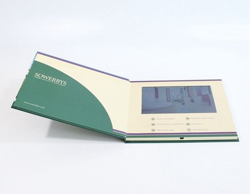 7 inch 8 GB Video Booklet For Gift / Fair Display , ON / OFF Button Switch
