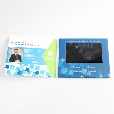 2GB Memory LCD Video Greeting Card UV Print With10 Buttons Function