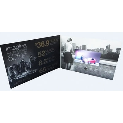 2018 VIF Promotion Gift Video Greeting Book Card Customised LCD Video Brochure For Customer