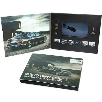 2018 VIF Promotion Gift Video Greeting Book Card Customised LCD Video Brochure For Customer