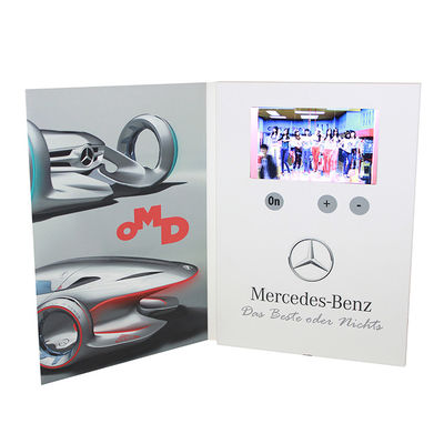 2018 VIF Promotion Gift Video Greeting Book Card Customised LCD Video Brochure For Customer