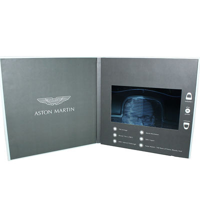 VIF Free Sample Customized printing 7 inch lcd HD screen video brochure bult in 2GB memory for invitation,advertising