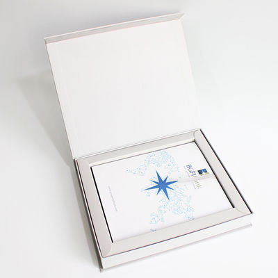 Customized Video In Print Brochure Multimedia Electronic LCD Gift Box Magnetic Switch
