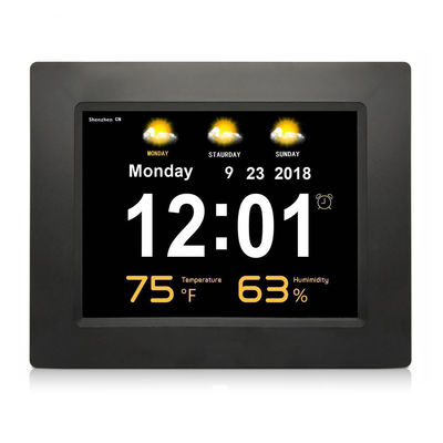 Digital Clock Invitation Lcd Video Greeting Card 5 Alarm Options 1024*768 Resolution