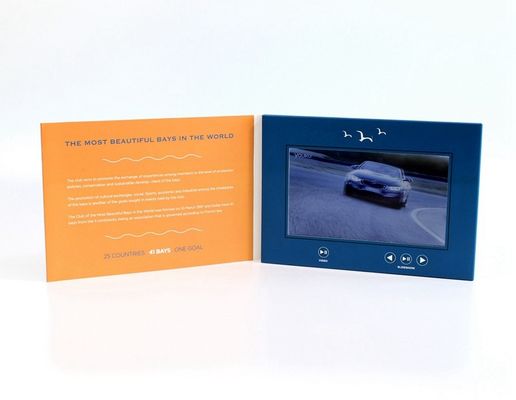 Образец ВИФ свободный поздравительная открытка 7 дюймов видео-, визитные карточки лькд видео- для выдвиженческой деятельности